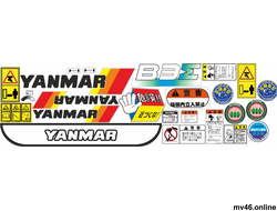 Экскаватор-погрузчик YANMAR В3М (комплект)
