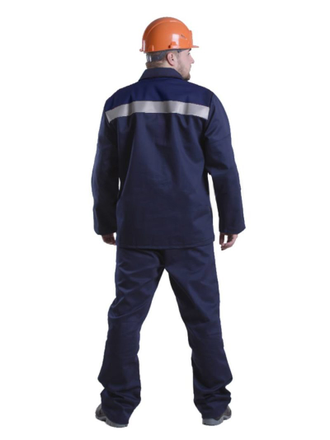 Костюм сварщика Мадейра-СОП 1 кл.защиты (тк.Хлопок-ОП,320) брюки, т.синий