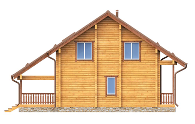 Дом из клееного бруса ПБ-22, 175 м2