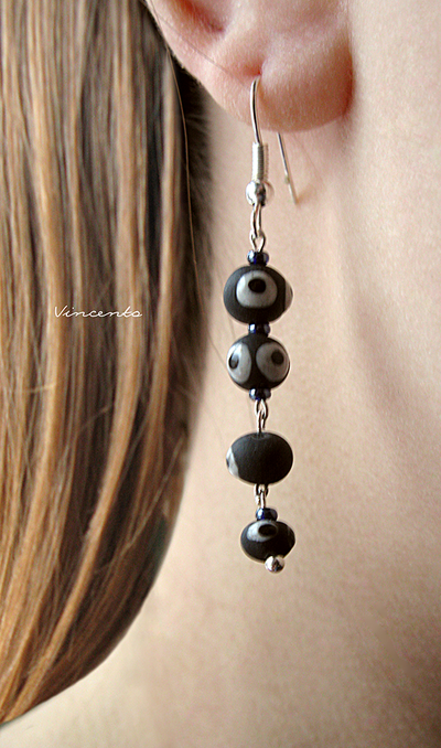 Аниме-серьги "Сажа по Миядзаки"