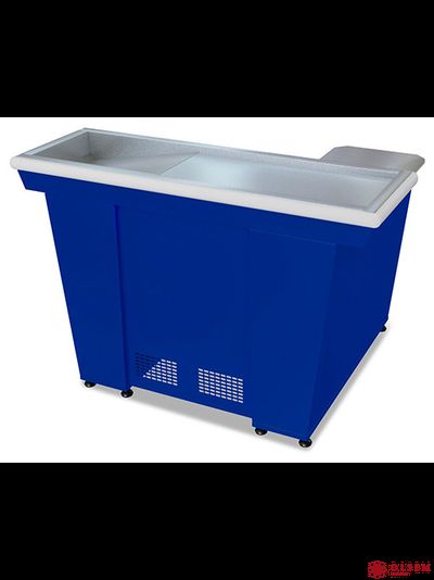 Кассовый бокс Марихолодмаш КБ-1,5-1Н одинарный накопитель (синий)