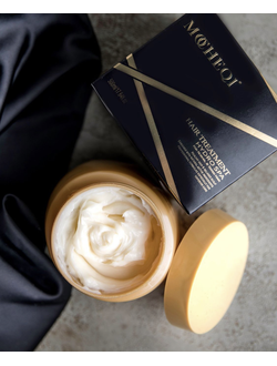 Шёлковая spa-маска с маслом семян жожоба (для нормальных и повреждённых волос)