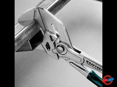 Клещи переставные-гаечный ключ Kraftool Vise-Wrench 180мм 22063