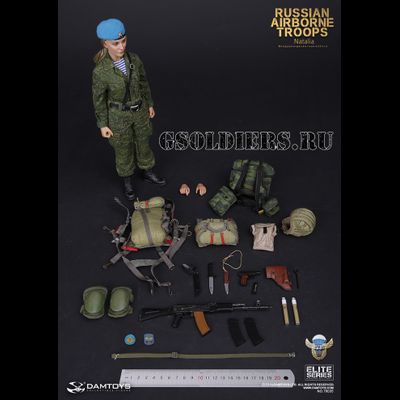 Российская десантница - Коллекционная фигурка 1/6 RUSSIAN AIRBORNE TROOPS NATALIE (78035) - DAMToys