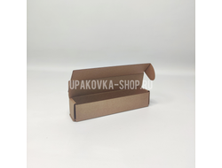 Коробка с откидной крышкой 150*30*30 мм БУРЫЙ