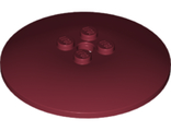 Dish 6 x 6 Inverted (Radar) - Solid Studs, Dark Red (44375b / 6024146 / 6212039 / 6313560)