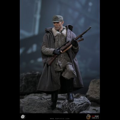 Немецкий снайпер Эрвин Кёниг ("Враг у ворот") - КОЛЛЕКЦИОННАЯ ФИГУРКА 1/12 German Sniper Colonel (CMS013) - POPTOYS