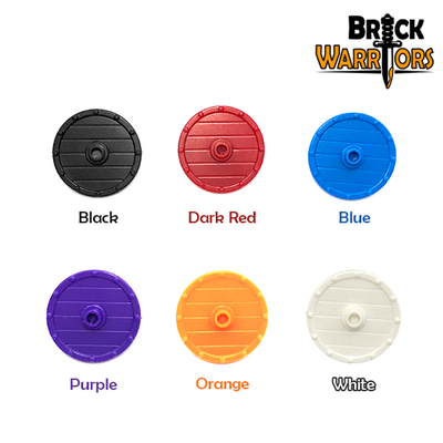 Круглый щит (цвет: красный)