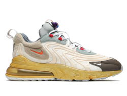 Nike Air Max 270 Travis Scott X React (серые с желтым)