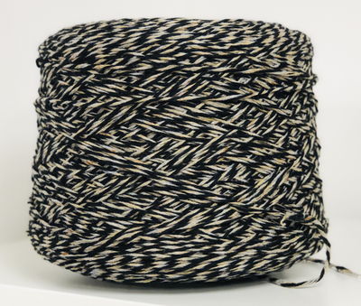 FILATI BIAGIOLI MODESTO NORDICO 100% кашемир 170 м в 100 граммах цв. 506759 чёрно-бежевый-светло-синий