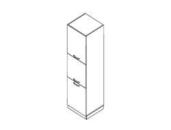 Кухонный пенал Равенна Фаби П60 3д
