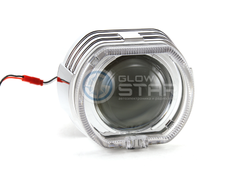 Бленда (маска) для линз 3.0 дюйма, F-Style с кольцом CREE (белый) 2 режима, 1шт