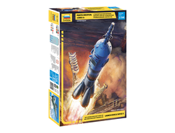 Сборная модель: (Звезда 7500) Ракета-носитель «Союз-2» с транспортным пилотируемым кораблем «Союз-МС» и транспортным грузовым кораблем «Прогресс»