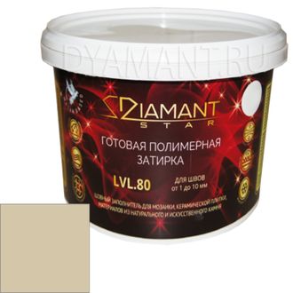 DIAMANT STAR 809 Ламантин - полимерная жидкая затирка 2 кг.