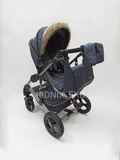 Детская коляска 3 в 1 Luxmom 555 Синий