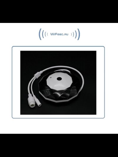 Потолочная - настенная WiFi/LAN видеокамера панорамная с DVR, Full HD 3Mp (IP Pro (VR cam. EseeCloud))