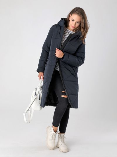 Пальто Арт 23418 т.син ЗИМА