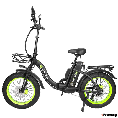 Электровелосипед SYCCYBA H2 (F11) 20AH зеленый