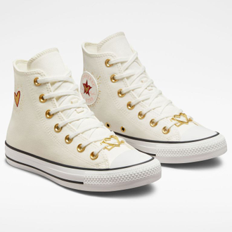 Converse white gold top
