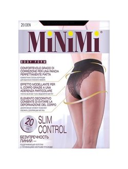Колготки женские утяжка трусики MiNiMi Slim Control 20 / 70 den