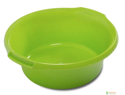 Таз 12л Водолей круглый (салатовый, красный, мраморный)