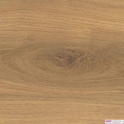Декор ламината Haro Tritty 100 Дуб Эмилия Медовый 538692 структура