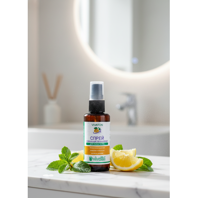 Освежающий Гигиенический Спрей для Полости Рта «Виватон» (50 мл)