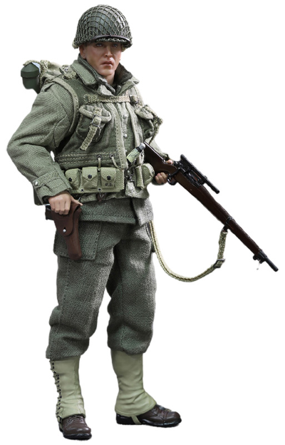 РЯДОВОЙ ДЭНИЭЛ ДЖЕКСОН (СПАСТИ РЯДОВОГО РАЙАНА) - КОЛЛЕКЦИОННАЯ ФИГУРКА 1/12 scale Palm Hero Series WWII US 2nd Ranger Battalion Series 2 – Private Jackson (XA80009) - DID