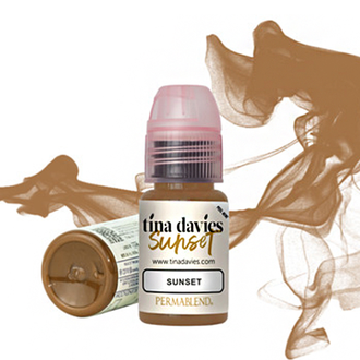 "Tina Davis Sunset" - Пигмент для татуажа бровей Perma Blend (США)