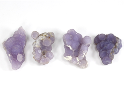 Халцедон фиолетовый виноградный, коллекционный образец в ассортименте, Индонезия (20-25 мм, 2,5-3,5 г) №28598