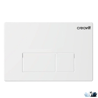 Кнопка смыва CREAVIT ARC GP8001.00 белая глянец