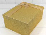 Коробка подарочная прямоуг. &quot;Блеск&quot; (золото), 16,8*10,8*6,5см
