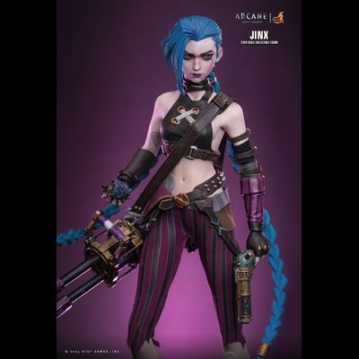 ПРЕДЗАКАЗ - Джинкс  (Аркейн, Лига Легенд) - Коллекционная ФИГУРКА 1/6 &quot;League of Legends: War of Two Cities II&quot; Jinx (TMS137) - Hot toys ?ЦЕНА: 43900 РУБ.?