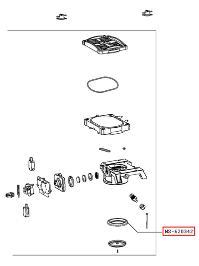 Прокладка силиконовая для кофеварки Krups XP20xx, XP40xx MS-620342