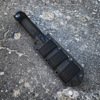 ТАКТИЧЕСКИЙ НОЖ НЕРПА сталь Х12МФ, рукоять резина, НОЖНЫ ABS