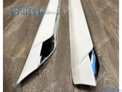 Молдинги Toyota Land Cruiser 300 белые