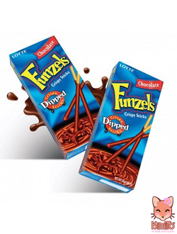 Lotte / Печенье соломка в шоколадной глазури &quot;Пеперо Фанзелс&quot; (Pepero Funzels)