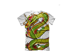 Футболка 3D с полной запечаткой год Дракона №8