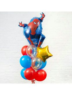 Набор шаров Человек паук для мальчика купить на assorti123.ru