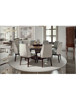 СТОЛ ОБЕДЕННЫЙ КРУГЛЫЙ С КРУТЯЩИМСЯ ЦЕНТРОМ ELLIPSE АРТ.9008 (D180*H78) FRANCESCOPASI