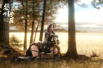 ПОСЛЕ ОБЗОРА - Эльфийка-кентавр - КОЛЛЕКЦИОННАЯ ФИГУРКА 1/6 Centaur Elf - Dawn Horn (LXF2309A) - LUCIFER