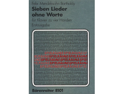 Mendelssohn-Bartholdy, Felix Lieder ohne Worte für Klavier zu 4 Händen