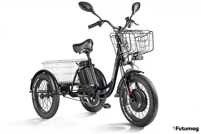 Трицикл Eltreco Porter Fat 500 UP! черный