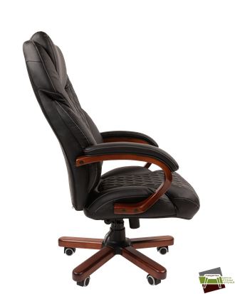 Офисное кресло "Чаирман / Chairman" 406 Россия экопремиум черное