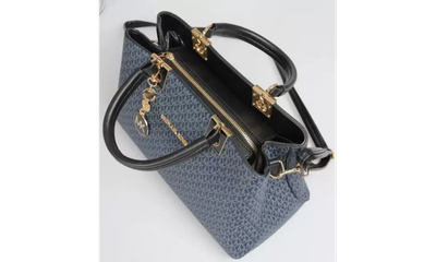 Сумка Michael Kors Sutton Satchel Logo Dark Navy