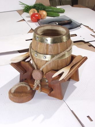 Бочка под засолку подарочная 5 литров