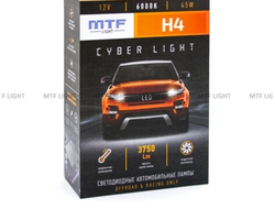 Светодиодные лампы Н4/H19 Cyber Light 6000К Холодный Белый свет Артикул: DP04K6