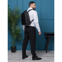 Кожаный рюкзак Ferramonti Premium black (арт. 3098-51)