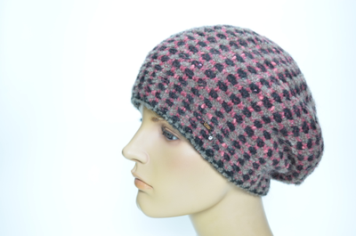 Берет Vizio SS 1317 B бордово черный