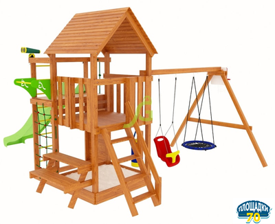 Сборка Детская площадка IgraGrad Крафт Pro 3